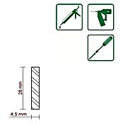 FLACHLEISTE LAERCHE ROH 4,5X28mm 100cm