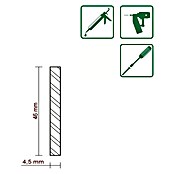 FLACHLEISTE LAERCHE ROH 4,5X46mm 200cm