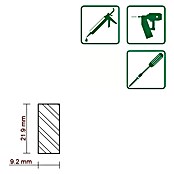 FLACHLEISTE LAERCHE ROH 9,2X28mm 100cm
