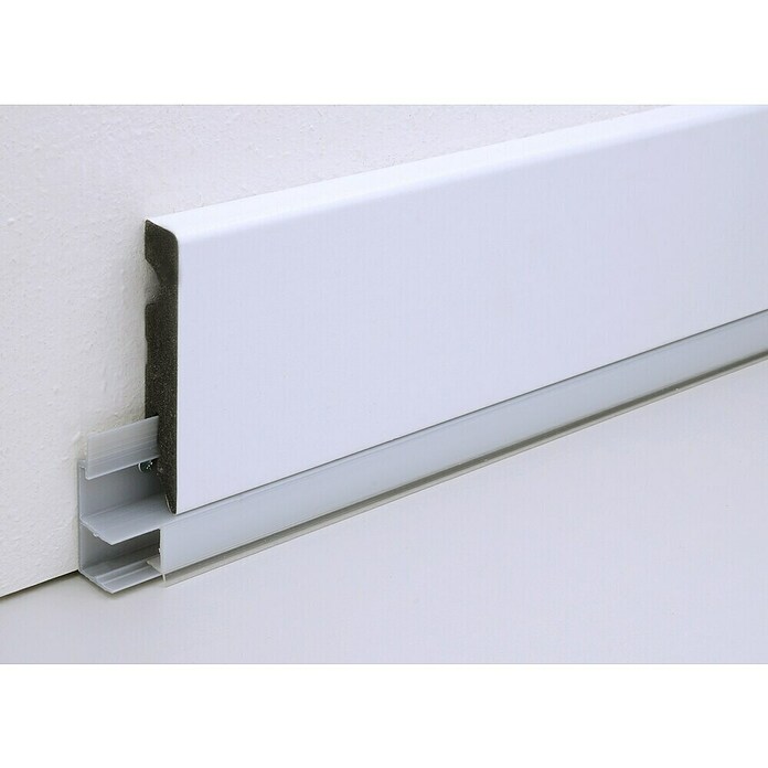 Profilleiste LED (L x B x H: 2 400 x 17 x 42 mm, Grau/Saniert, Kunststoff) | BAUHAUS