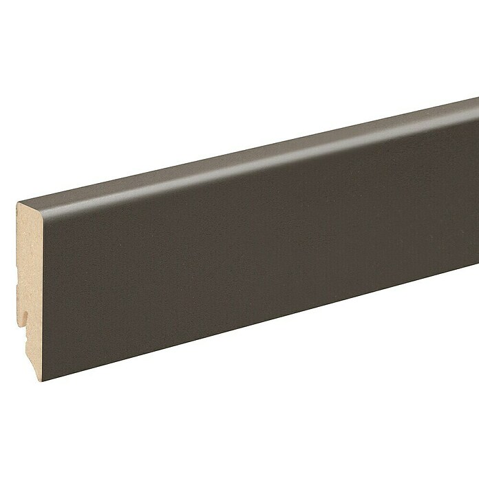 Sockelleiste FU086L (L x B x H: 2 400 x 16 x 70 mm, MDF, Anthrazit) | BAUHAUS