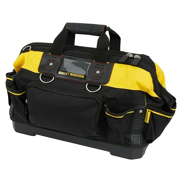 Stanley FatMax Bolsa para herramientas 1-93-950 - Nylon - Bolsa de herramientas Stanley Fatmax con fondo reforzado, duradera y robusta para uso profesional.