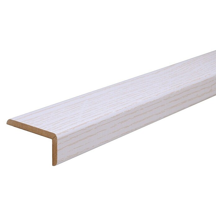 Winkelleiste SF599 (2 400 x 22 x 44 mm, MDF/Folie, Esche weiß) | BAUHAUS
