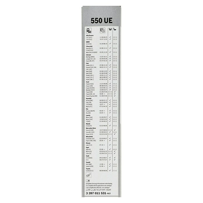 Bosch Scheibenwischer ECO (550 UE, 1 Stk.)