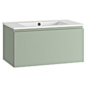 Mueble de lavabo Cristal (L x An x Al: 45 x 80 x 40 cm, Verde atlántico, Número de cajones: 1 ud.) | BAUHAUS