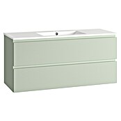 Mueble de lavabo Cristal 2 cajones (L x An x Al: 45 x 120 x 60 cm, Verde atlántico, Número de cajones: 2 ud.) | BAUHAUS