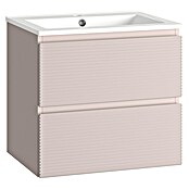 Mueble de lavabo Cristal 2 cajones (L x An x Al: 45 x 60 x 60 cm, Rosa, Número de cajones: 2 ud.) | BAUHAUS