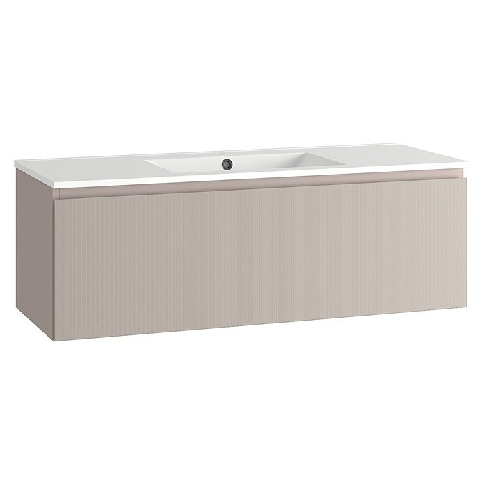 Mueble de lavabo Cristal (L x An x Al: 45 x 120 x 40 cm, Rosa) | BAUHAUS