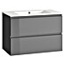 Mueble de lavabo Cristal 2 cajones 
