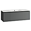 Mueble de lavabo Cristal (L x An x Al: 45 x 120 x 40 cm, Negro) | BAUHAUS