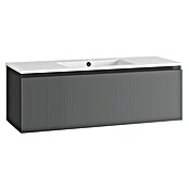 Mueble de lavabo Cristal (L x An x Al: 45 x 120 x 40 cm, Negro) | BAUHAUS