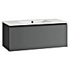 Mueble de lavabo Cristal (L x An x Al: 45 x 100 x 40 cm, Negro, Número de cajones: 1 ud.) | BAUHAUS