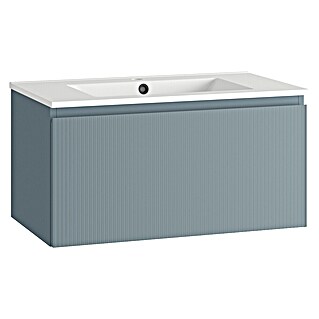 Mueble de lavabo Cristal (L x An x Al: 45 x 80 x 40 cm, Azul)