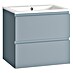 Mueble de lavabo Cristal 2 cajones 