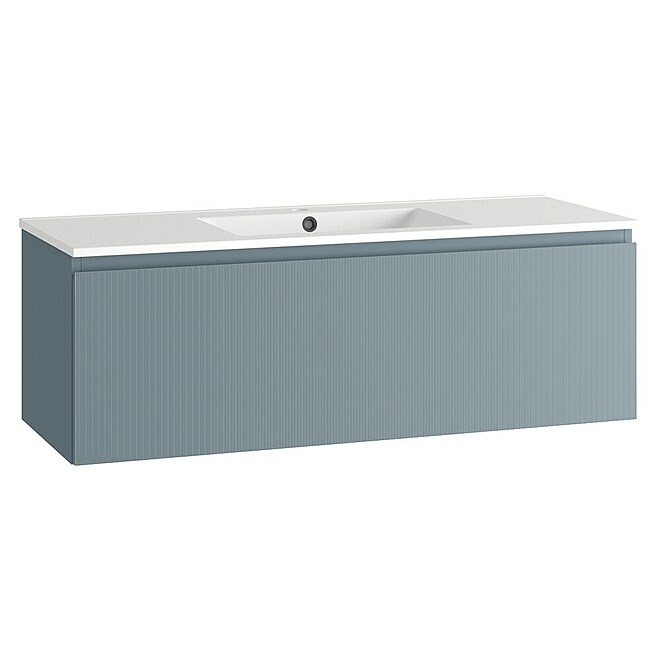 Mueble de lavabo Cristal (L x An x Al: 45 x 120 x 40 cm, Azul)