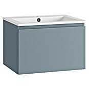 Mueble de lavabo Cristal (L x An x Al: 45 x 60 x 40 cm, Azul, Número de cajones: 1 ud.) | BAUHAUS