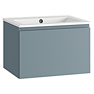 Mueble de lavabo Cristal (L x An x Al: 45 x 60 x 40 cm, Azul)