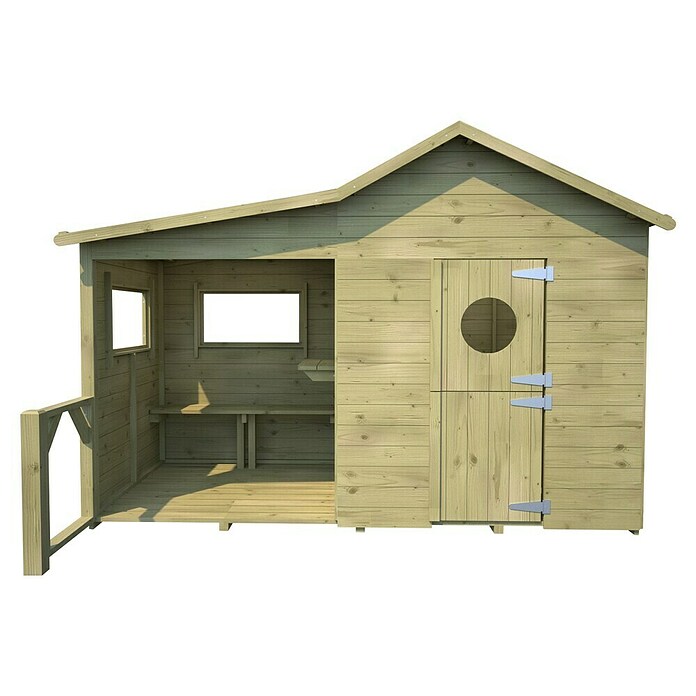 Forest-Style Spielhaus (181 x 243,6 x 175,5 cm, Natur)