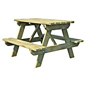 Forest-Style Picknicktisch (L x B: 89 x 91 cm)
