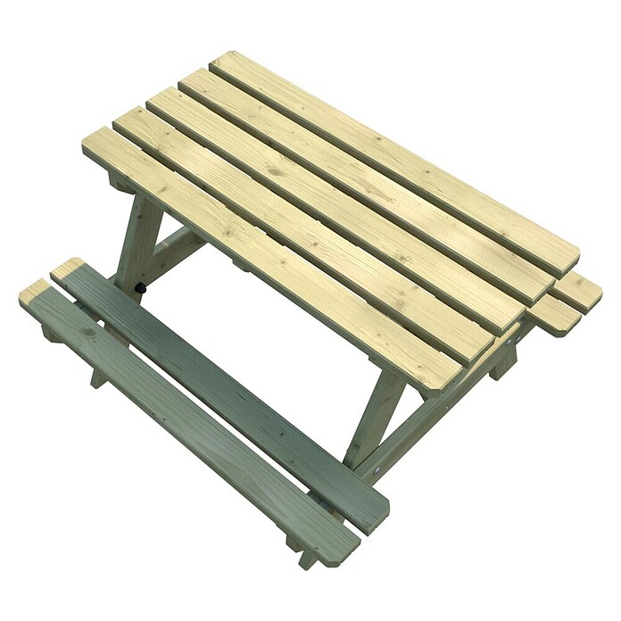 Forest-Style Picknicktisch (L x B: 89 x 91 cm)