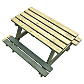 Forest-Style Picknicktisch (L x B: 89 x 91 cm)