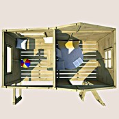 Forest-Style Spielhaus (181 x 243,6 x 175,5 cm, Natur)
