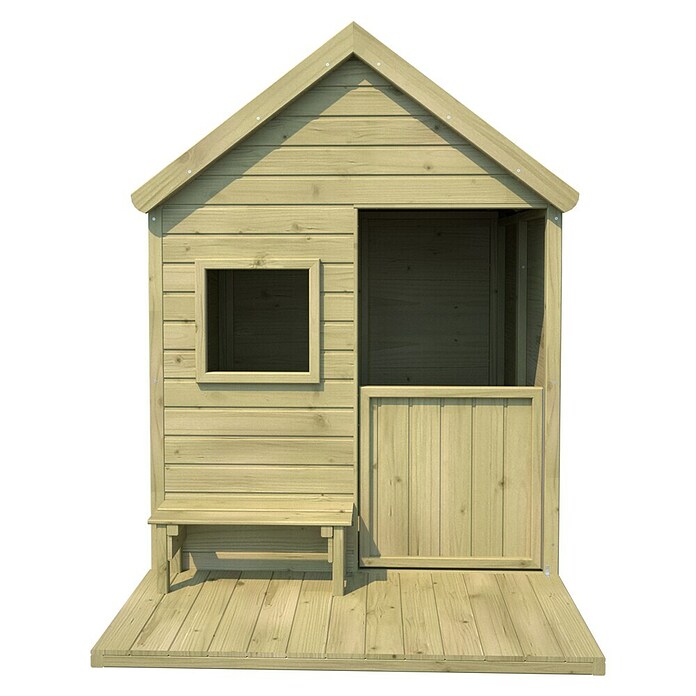 Forest-Style Spielhaus (164,4 x 123 x 158,5 cm, Natur)