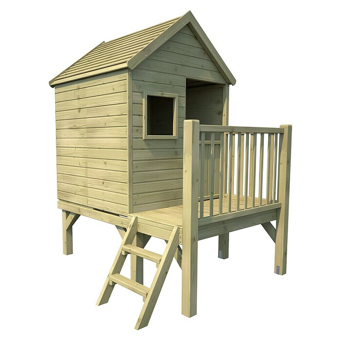 Forest-Style Spielhaus (175,6 x 151,1 x 210 cm, Natur)