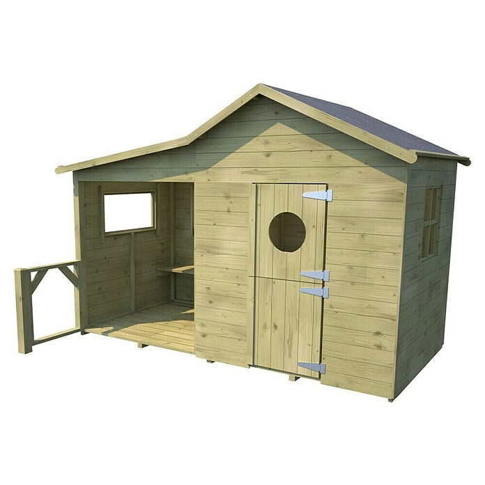 Forest-Style Spielhaus (181 x 243,6 x 175,5 cm, Natur)