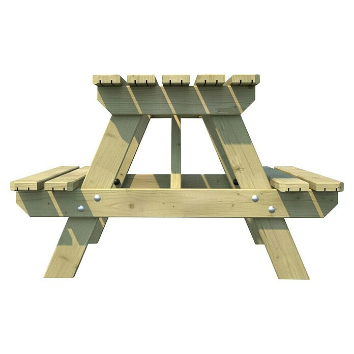 Forest-Style Picknicktisch (L x B: 89 x 91 cm)