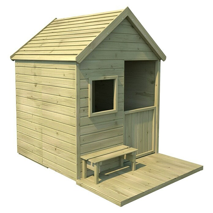 Forest-Style Spielhaus (164,4 x 123 x 158,5 cm, Natur)