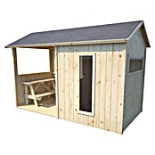 Soulet Spielhaus Jazz (L x B x H: 242 x 143 x 160 cm, Holz, Natur) | BAUHAUS