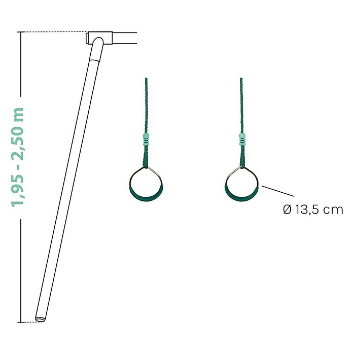 Soulet Turnring-Set (Grün) | BAUHAUS