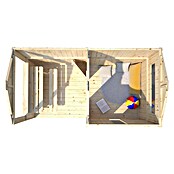 Soulet Spielhaus Jazz (L x B x H: 242 x 143 x 160 cm, Holz, Natur) | BAUHAUS
