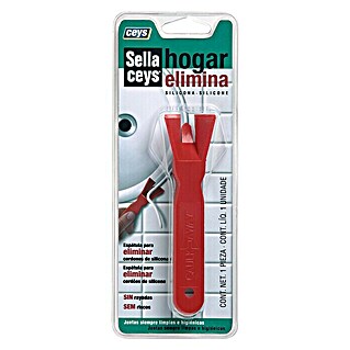 Ceys Espátula para juntas de silicona Elimina (Rojo)
