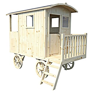 Soulet Spielhaus Carry (L x B x H: 262 x 155 x 203 cm, Holz, Natur)