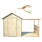 Soulet Spielhaus Eugenie (L x B x H: 256 x 127 x 162 cm, Holz, Natur) | BAUHAUS