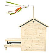 Soulet Spielhaus Tiana (L x B x H: 221 x 127 x 162 cm, Holz, Natur) | BAUHAUS