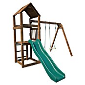 Soulet Kinderspielturm Noumea (L x B x H: 2 730 x 3 130 x 2 370 mm, Braun/Grün, Holz) | BAUHAUS