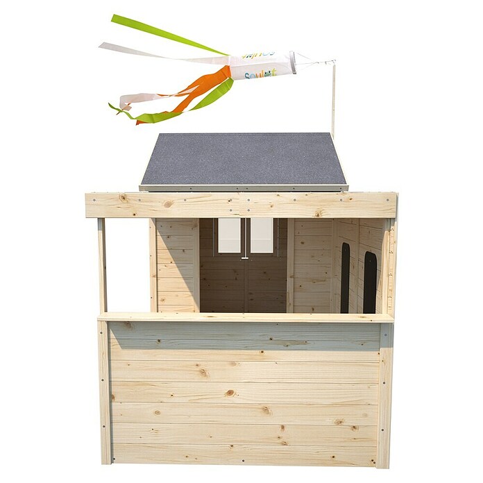 Soulet Spielhaus Sarah (L x B x H: 252 x 127 x 162 cm, Holz, Natur) | BAUHAUS