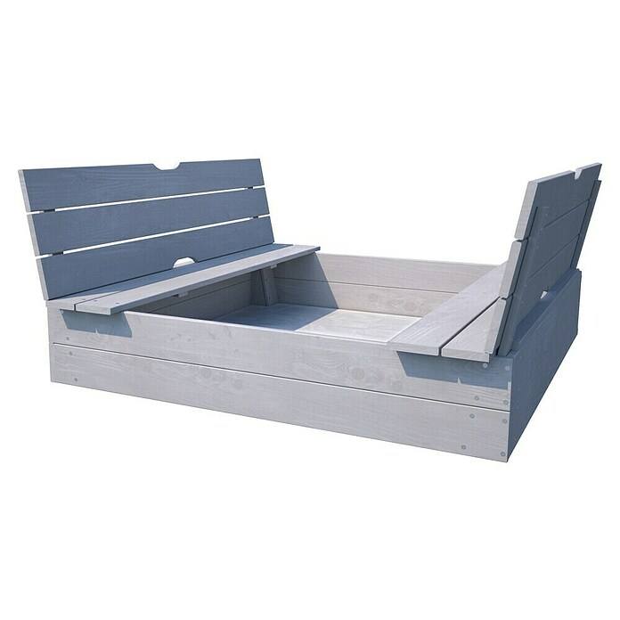Soulet Sandkasten Sophie (118 x 118 x 12,6 cm, Holz, Hellgrau) | BAUHAUS