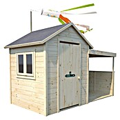 Soulet Spielhaus Sarah (L x B x H: 252 x 127 x 162 cm, Holz, Natur) | BAUHAUS