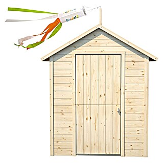 Soulet Spielhaus Garance (L x B x H: 141 x 127 x 162 cm, Holz, Natur)
