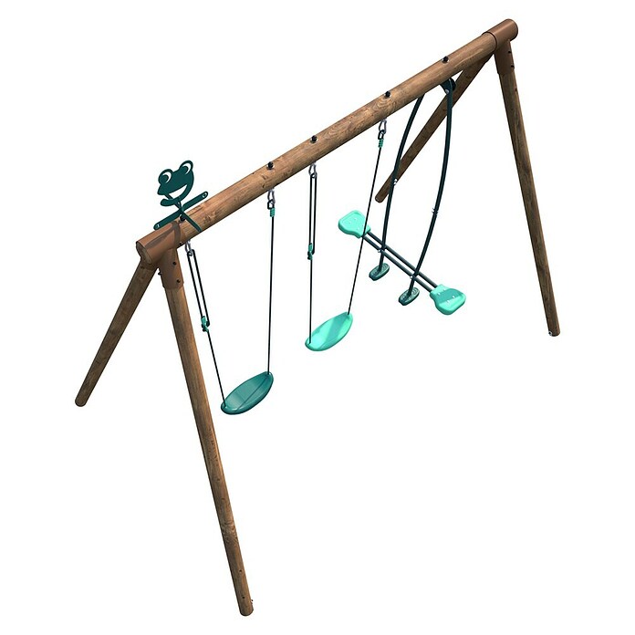 Soulet Doppelschaukel Polo (L x B x H: 30,7 x 18,9 x 22,2 cm, Holz) | BAUHAUS