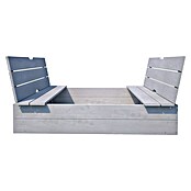 Soulet Sandkasten Sophie (118 x 118 x 12,6 cm, Holz, Hellgrau) | BAUHAUS