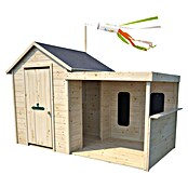 Soulet Spielhaus Sarah (L x B x H: 252 x 127 x 162 cm, Holz, Natur) | BAUHAUS