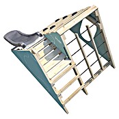 Soulet Klettergerüst Hercules (127 x 208 x 94 cm, Holz, Braun,Türkis) | BAUHAUS