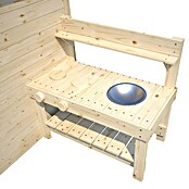Soulet Spielhaus Blanche (L x B x H: 302 x 127 x 162 cm, Holz, Natur) | BAUHAUS