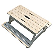 Soulet Kinder-Picknicktisch (mit integrierten Sandkasten, L x B x H: 915 x 900 x 500 mm, Holz) | BAUHAUS