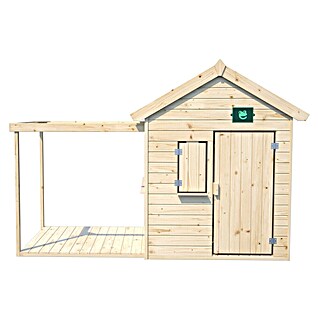 Soulet Spielhaus Epicerie (L x B x H: 245 x 128 x 165 cm, Holz, Natur)